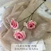 3 Rosas de Diamante Artificiales, Versión Asequible para Arreglos de Boda, Decoración de Exhibición en Centro Comercial, Arreglo Floral de Fondo, Arreglo Floral de Piso