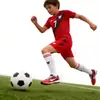 Uniformes de Entrenamiento de Fútbol para Niños, Uniformes Personalizados para Equipos de Competición de Escuela Primaria para Niños, Playeras Deportivas de Fútbol para Niñas con Números Impresos
