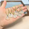 Collar de Calcedonia Natural Transparente Hielo, Cerradura de la Fortuna Finamente Elaborada, Lleno de Bendiciones y Colgante de Cerradura de Paz, Cadena para Clavícula, Joyería de Estilo Chino