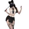 Ruolan lencería sexy uniforme sexy secretaria OL maestra tentación para quitarse la camisa de citas falda de cadera traje 9116
