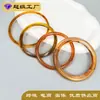 Pulsera Redonda Acrílica Delgada Simple Retro de Verano Textura Geométrica Moda Lujo Ligero Modelo Personalizado Transfronterizo Amazon