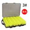 Caja de pesca portátil al por mayor O Luya caja de camarones de madera caja de accesorios para aparejos de pesca multi-rejilla caja de almacenamiento de doble cara