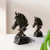 Figura de Caballo de Cabeza de Caballo Cuidadosamente Seleccionada Figura Transfronteriza de Arenisca Artesanía Tallada con la Proporción Áurea Adaptación Multiescena Silenciosa