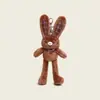 Nova Boneca de Pelúcia Coelho Keluri Puxável Divertida Chaveiro Criativo Descompressão Retrátil Pequeno Coelho Pingente de Mochila