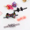 Faixa de Cabelo com Flor na Cabeça para Bebê Acessórios de Cabelo para Fotografia de Bebê de Cem Anos Toucas para Bebê Europeias e Americanas 0001