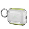 Adecuado para Funda Protectora de Auriculares Bluetooth AirPods Pro 3ª Generación, Carcasa Blanda Transparente Apple, Funda para Auriculares Anticaídas de Color Contrastante