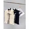 Liquidación de boutique: Chaleco de punto sin mangas con volantes estilo francés para mujer, nuevo top corto elegante de primavera-verano