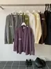 Colección de Otoño Y.JIA: Conjunto de chaleco de canalé estilo coreano, sin espalda, con cuello de amarre + cárdigan de punto holgado para mujer, 519