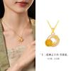 Design Original de Fujian e Guangdong: Deusa da Flor de Dezembro Prata Esterlina S925 Calcedônia Pingente de Paz Colar para Mulheres, Presente de Dia das Mães
