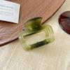 Corea del Sur elegante cuadrado pequeño pasador para el cabello femenino volumen de cabello menos pasador adorno para la cabeza tamaño pequeño parte trasera de la cabeza medio cabello pinza de tiburón