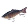 Atacado Isca Plástica Isca com Chocalho Isca Artificial Peixe Multi-Seções 10cm 16.3g Isca Dura Isca de Peixe Realista Trolling