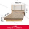 Muebles Estándar de Hotel Shortcut Juego Completo de Cama de Hotel Apartamento Bed and Breakfast Caja de Cama Mesita de Noche Pantalla de Cama Venta Directa de Fábrica