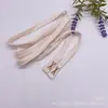 Suministro directo de fábrica cuerda plana hueca para sombrero suéter pantalones cuerda de algodón tejida pantalones de cuerda de algodón cuerda para sombrero 1.2 cm cinturón de cuerda de algodón bordado
