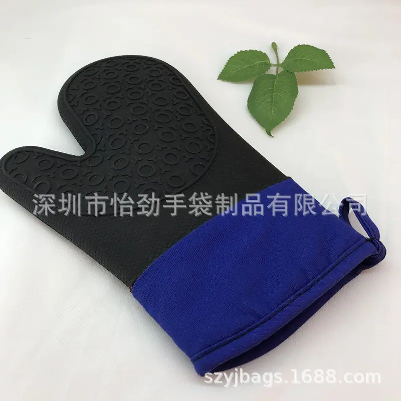 单面锏棉硅胶手套