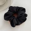 Estilo Dongdaemun coreano, textura de Internet, rojo crema, textura de satén sedoso, francés, negro, anillo para el cabello, cordón para el cabello, accesorios para el cabello de mujer