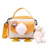Bolsa de Lona Estilo Japonês 2023 Nova Fresca Bolsa Transversal para Mulheres Versão Coreana Ins Celebridade da Internet Estudante Bolsa de Ombro Versátil