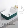 Lavabo de Cerámica para Baño del Hogar, Lavabo para Balcón, Lavabo Pequeño Redondo Individual