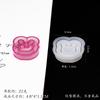 Arena Movediza Molde Pequeño DIY Molde de Pegamento Cristal Accesorios Llavero Colgante Joyería Pequeña Arena Movediza Aceite Lago Color Claro