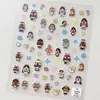 2025 Venta Caliente Dibujos Animados Lindo Muñeca Llorona Bebé Crybaby Pegatinas para Uñas Repujadas DIY Diario Taza de Agua Pegatinas para Uñas
