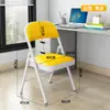 Sillas Plegables Engrosadas al por Mayor del Fabricante, Sillas Simples con Respaldo, Sillas de Comedor Portátiles, Sillas para Capacitación, Sillas de Oficina para Reuniones y Computadora
