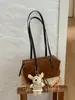 Bolsa de bowling de gamuza transfronteriza modelo nuevo 2026, bolso baguette vintage de piel de vaca esmerilada para debajo del brazo, bolso de hombro Boston