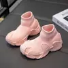 Tênis de Cano Alto Masculino Verão 2025 Nova Moda Tênis Meia Fly-knit Estudante Adolescente Esportivo Casual Tênis da Moda Masculino
