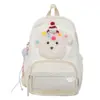 Mochila Escolar de Cachorro de Dibujos Animados Linda Mochila para Campus de Escuela Primaria para Niñas Mochila de Viaje para Estudiantes de Secundaria