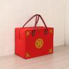 Bolsas de Regalo de Dulces para Boda, Bolsas de Recuerdos para Boda, Bolsas de Regalo, Bolsas Tote para Cosméticos, Exquisitas Bolsas de Fieltro Huecas con el Personaje para la Felicidad
