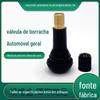 Os fabricantes fornecem válvula de borracha sem câmara de cobre puro de borracha TR413TR414 válvula de carro