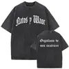 Tamaño Europeo Transfronterizo Nato Lavado Vintage Waor Logo Hijos De La Ruina Merchandising de Álbum