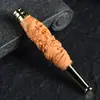 Tallado en madera dragón portacigarrillos sándalo rojo lobular africano sándalo rojo portacigarrillos grosor portacigarrillos de doble filtro circulante venta al por mayor