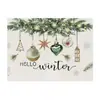 Manteles Individuales de Algodón y Lino para Mesa de Comedor en Casa Transfronterizos, Manteles Impermeables y Aislantes para Mesa de Comedor, Manteles de Tela Decorativos Navideños de Amazon