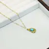 Colar de Aço Titânio Dourado para Mulheres, Não Desbota, Joia de Corrente de Clavícula de Luxo Leve de Nicho, de Alta Qualidade, Versátil, Moderno e Elegante