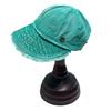 Sombrero de pescador de mezclilla lavado desgastado retro para mujer primavera y verano versátil para hacer que la cara se vea pequeña, protección solar, cubierta, sombrero de cubeta, sombrero para el sol