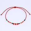 Pulsera de cuentas de arroz miyuki de gran venta transfronteriza, pulsera tejida a mano con hilo encerado, estilo europeo y americano ins, diseño original de cristal