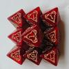 Dados de Patrón de Dragón de 8 Caras Elemento Dragón Dados Polifacéticos D8 Juego de Mesa Dungeons and Dragons de Diez Piezas Set Transfronterizo Dados