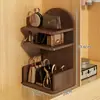 Artefacto de Almacenamiento de Bolsos Puerta de Entrada del Hogar Escritorio Múltiples Capas Cuero Bolso Bolso de Mano Estante de Exhibición Estante de Exhibición de Bolsos