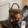 Nova Bolsa Feminina 2026 Mais Vendida de Alto Padrão Outono e Inverno Design de Nicho Bolsa Transversal com Corrente Bolsa de Mão Bolsa Saco
