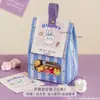 Bolsa de empaque para galletas Caramelo crujiente de copo de nieve Turrón Snacks Toffee Bolsa para hornear Caja de empaque Papel kraft Bolsa con base