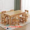 Mesa de Jardim de Infância Madeira Maciça Mesas e Cadeiras Infantis Brinquedo Bebê Educação Infantil Mesa de Aprendizagem Leitura de Mãos Mesa para Escrever Outros