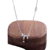 Collar Mariposa Meteoro Moda Femenina Lujo Ligero Diseño de Nicho Temperamento Dulce Exquisito Cadena para Clavícula Borla