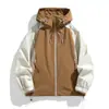 Chaqueta M-XL para Hombre 2025 Nueva Tendencia Estilo Hong Kong Chaqueta Guapa Chaqueta Talla Grande Para Gordos Ropa Casual para Hombres