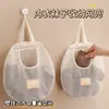 Red de almacenamiento de gran capacidad para calcetines, bolsa colgante para ropa interior de armario de dormitorio, bolsillo de red colgante para almacenamiento en puerta
