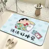 Alfombrilla de Baño de Barro Diatómico de Dibujos Animados Absorción de Agua Secado Rápido Antideslizante Resistente a la Suciedad Fácil de Limpiar Alfombrilla para Pie de Puerta de Inodoro Venta al por Mayor