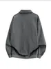 Chaqueta Simple Americana Primavera Otoño Hombres Solapa Chaqueta de Trabajo Tendencia Casual Versátil Top Chaqueta Cardigan Hombres