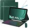 Adecuado para Samsung Taba9Plus Teclado Bluetooth Retroiluminado de Colores y Set de Ratón A11+ Ranura para Lápiz Funda de Cuero Funda S10Lite