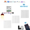Interruptor Mini Liga/Desliga Remoto Wifi Tuya Smart App Suporta Alexa, Xiao Ai, Tmall Genie, Xiaodu