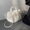 Bolso de felpa de otoño e invierno para mujer 2022 nuevo diseño de nicho bolso de mano bolso de felpa de alta calidad bolso pequeño portátil