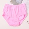 Roupa íntima para Meia-idade e Idosos Feminina Algodão Puro Homem Velho Tamanho Grande Plus Size Extra Grande Mãe Calcinhas Shorts de Cintura Alta