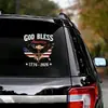 Pegatinas Populares Transfronterizas para Coche, Pegatinas Conmemorativas del 250 Aniversario Americano, Calcomanías para Ventana de Coche de Amazon, Pegatinas de Bandera de Águila